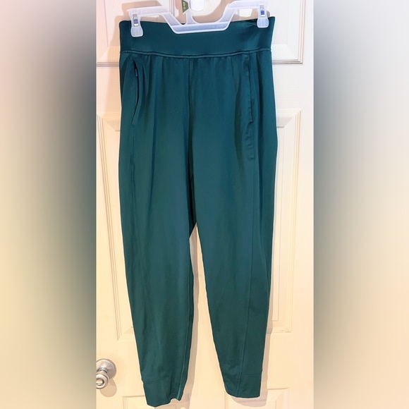 Lululemon Adapted State High Rise Tech Green Fleece Jogger Pants Size 6 - Picture 2 of 7